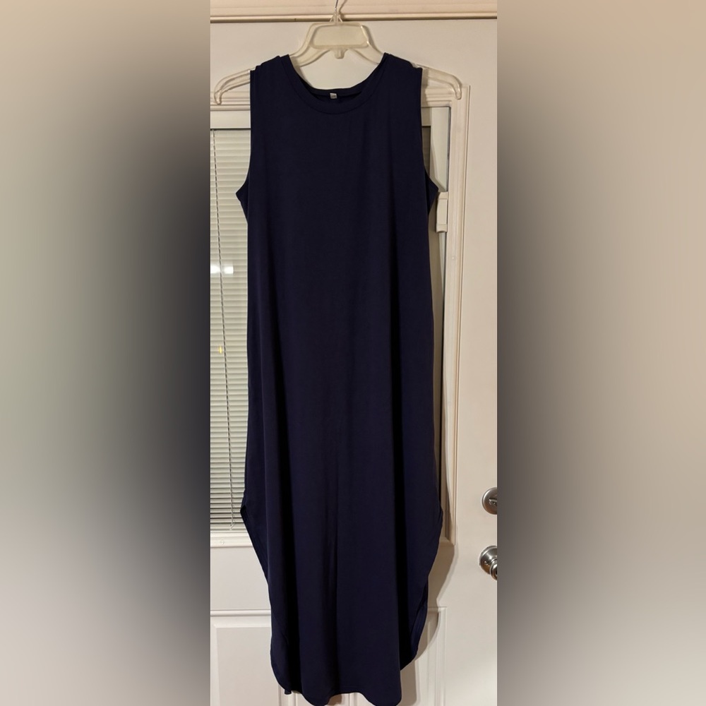 Elegant Navy Blue Dress